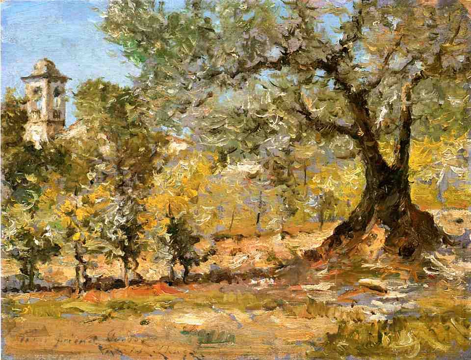 William Merritt Chase Olive Trees Florence